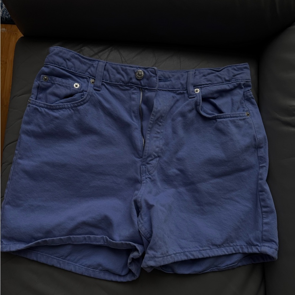Zara Purple Jean Shorts